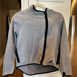 Nike zip up hoodie size XL grey